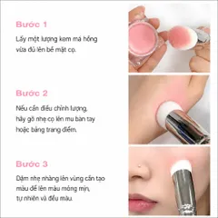 Cọ Piccasso 333 Cream Cheek Brush - Má hồng dạng kem chuyên dụng