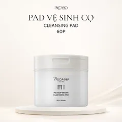 Khăn Giấy Lau Cọ Trang Điểm Piccasso Makeup Brush Cleansing Pad Hàn (Hộp 60 Miếng)