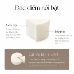 [SET 3]  Yêu thích Bông Mút Trang Điểm Piccasso Latex Round Sponge 6P – Mút Tròn Tán Nền Mịn