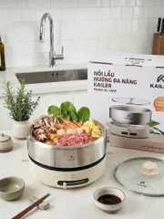 NỒI LẨU - NƯỚNG ĐA NĂNG KAILER KL-LN01 – 2 TRONG 1