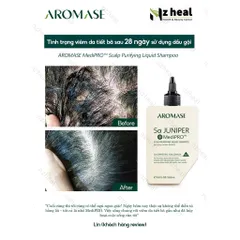 [Hỏa tốc] Dầu gội sạch da đầu chuyên sâu lỏng Aromase 5α Juniper MediPRO Scalp Purifying Liquid Shampoo 80ml