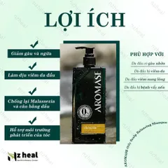 Dầu gội giảm gàu, nhờn da đầu Aromase Oily Scalp Balancing Shampoo 90ml