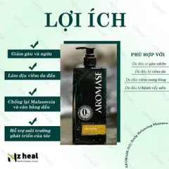 [Hỏa tốc] Dầu gội trị gàu và giảm nhờn da đầu Aromase Oily Scalp Balancing Shampoo 90ml
