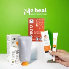 [Hỏa tốc] Bộ ba giảm nám, trắng da và chống nắng: EK SPF50+, Nano Lighten, Pro SunWhite - NZHEAL