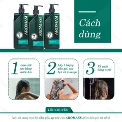 Dầu gội ngăn rụng và hỗ trợ mọc tóc Aromase Hair Volumizing Shampoo 90ml/ 400ml