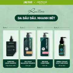 [Hỏa tốc] Dầu gội trị gàu và giảm nhờn da đầu Aromase Oily Scalp Balancing Shampoo 90ml