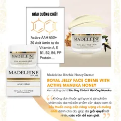 [Hỏa tốc] Kem Dưỡng Trắng Da Chống Lão Hóa Madeleine Ritchie Royal Jelly Face Crème hàng chính hãng