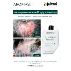 Dầu gội ngăn gàu, giảm viêm da đầu chuyên sâu Aromase 5α Juniper MediPRO Simply Fresh Shampoo 80ml