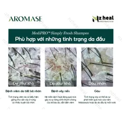 Dầu gội ngăn gàu, giảm viêm da đầu chuyên sâu Aromase 5α Juniper MediPRO Simply Fresh Shampoo 80ml