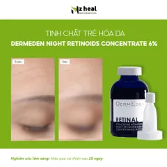 [Hỏa tốc] Tinh chất trẻ hóa da, giảm nếp nhăn Retinal DermEden Night Retinoids Concentrate 6% (30ml)