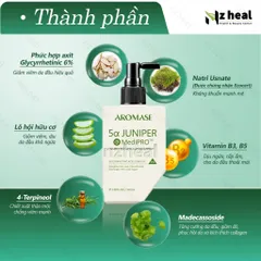 [Hỏa tốc] Xịt dưỡng da đầu Aromase 5α Juniper MediPRO Simply Fresh Spray 110ml