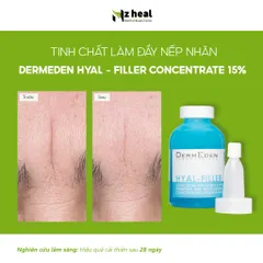 Tinh chất làm đầy nếp nhăn, căng mịn da Hyal - Filler DermEden Plumping & Moisturising Concentrate 15% (30ml)