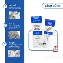 [Hỏa tốc] Gel băng vết thương hở LAVIOR Diabetic Hydrogel Wound Dressing (30ml)