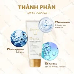 Kem chống nắng 4 in 1 DermEden Day Cream Global Action Combination Skin SPF 50/ PA+++ (50ml)