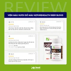 Viên nang máu hươu bổ máu, cấp sắt Deer Blood NZPurehealth (100 viên) - Nzheal
