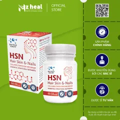 HSN Hair Skin & Nails - Hộp 30 viên uống Tăng cường sức đề kháng, cải thiện làn da khô