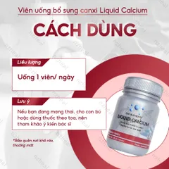 [Hỏa tốc] Viên Bổ Sung Canxi Deep Blue Health Liquid Calcium (60 viên)