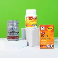 [Hỏa tốc] Bộ đôi bổ xương khớp: viên Canxi Deep Blue Health Calcium và giảm đau khớp 3x Joint Defense with NEM - NZHEAL