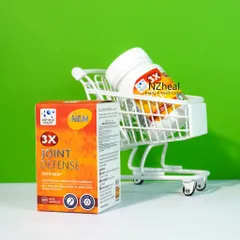 [Hỏa tốc] Bộ đôi bổ xương khớp: viên Canxi Deep Blue Health Calcium và giảm đau khớp 3x Joint Defense with NEM - NZHEAL