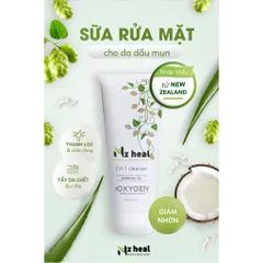 [Hỏa tốc] Sữa rửa mặt cho da dầu mụn và nhạy cảm OXYGEN 2 in 1 Cleanser 200ml