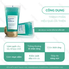Sữa rửa mặt dạng gel Dermeden Purifying Cleansing Gel (150ml) - Da hỗn hợp/ Da dầu