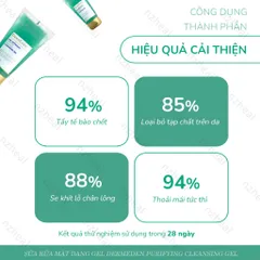 Sữa rửa mặt dạng gel Dermeden Purifying Cleansing Gel (150ml) - Da hỗn hợp/ Da dầu