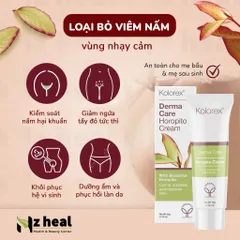 [Hỏa tốc] Kem Thoa Giảm Nấm Candida Kolorex Derma Care Horopito Cream (50gr)