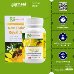 [Hỏa tốc] Viên Uống Sữa Ong Chúa Royal Jelly NZPureHealth 30v