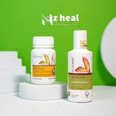 [Hỏa tốc] Bộ Đôi Kolorex (Uống + Rửa) - Horopito Wash 100ml & Gut Care Candida Balance 30 viên - NZHEAL