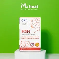 [Hỏa tốc] Viên uống HSN Hair Skin Nails Deep Blue Health: giảm nhờn mụn, sáng da, dưỡng tóc móng (30 viên)