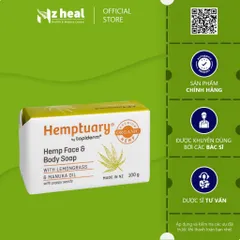 [Hỏa tốc] Xà Phòng Rửa Mặt & Cơ Thể Từ Hạt Gai Dầu H.emptuary Face and Body Soap 100g