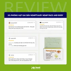 [Hỏa tốc] Xà Phòng Rửa Mặt & Cơ Thể Từ Hạt Gai Dầu H.emptuary Face and Body Soap 100g