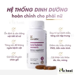 [Hỏa tốc] Viên Uống Vitamin Tổng Hợp Cho Phụ Nữ Xtend-Life Total Balance Women’s 120 Viên