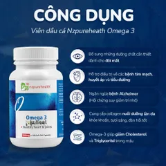 [Hỏa tốc] Viên Dầu Cá NZPurehealth Omega 3 (100 viên)