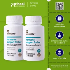 Bộ 2 Viên Uống Tăng Nội Tiết Tố Nữ Xtend-Life Hormone Support For Her (90 viên)