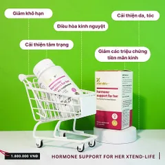 Bộ 2 Viên Uống Tăng Nội Tiết Tố Nữ Xtend-Life Hormone Support For Her (90 viên)