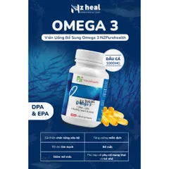 [Hỏa tốc] Viên Uống Dầu Cá Omega 3 NZPurehealth (100 viên)