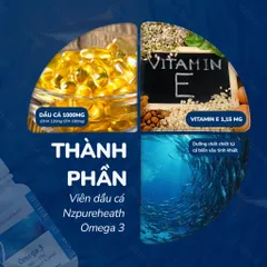 [Hỏa tốc] Viên Uống Dầu Cá Omega 3 NZPurehealth (100 viên)