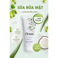 Bộ đôi gel giảm mụn và sữa rửa mặt: Nanogize AC Gel BHA 2% và OXYGEN 2 in 1 Cleanser