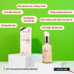 [Hỏa tốc] Serum trắng da, chống lão hoá Active Brightening Serum Living Nature 30ml