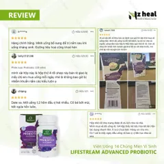 Bộ 2 Men Vi Sinh 14 Chủng Lifestream Advanced Probiotic New Zealand 30 viên