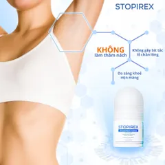 Lăn khử mùi kháng khuẩn, ngăn tiết mồ hôi Stopirex Détranspirant Intensif Peaux Sensibles