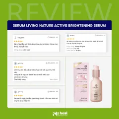 [Hỏa tốc] Serum trắng da, chống lão hoá Active Brightening Serum Living Nature 30ml