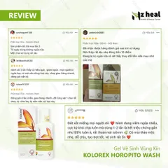 Dung dịch vệ sinh làm sạch, giảm nhiễm nấm Candida Kolorex Horopito Wash 100ml