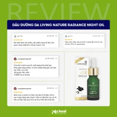 [Hỏa tốc] Tinh chất dưỡng sáng da, giảm thâm sạm Living Nature Radiance Night Oil 18ml