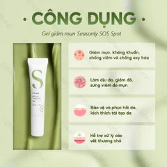 Gel giảm mụn Seasonly SOS Spot 15ml