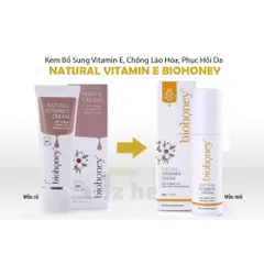 [Hỏa tốc] Kem bổ sung Vitamin E Biohoney Natural Vitamin E Cream 50g - Nzheal
