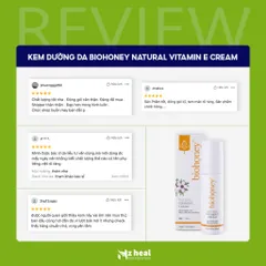 [Hỏa tốc] Kem bổ sung Vitamin E Biohoney Natural Vitamin E Cream 50g - Nzheal