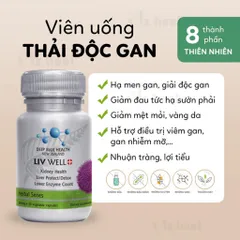 Viên Uống Giải Độc Gan Liv Well Deep Blue Health 660mg (30 Viên) - Nzheal