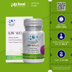 Viên Uống Giải Độc Gan Liv Well Deep Blue Health 660mg (30 Viên) - Nzheal